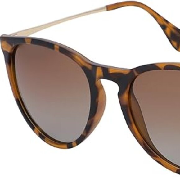 Polarized Vintage Sunglasses for Women, Round Designer Style Sun Glasses main image 4